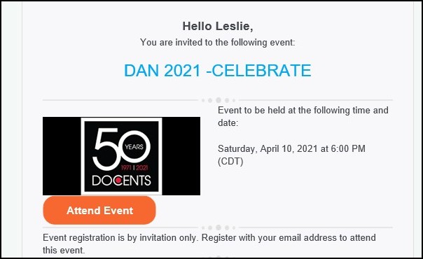 Read more about the article The Year of the Docent – and DAN 2021